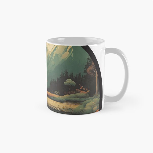 Item preview, Lakeside Serenity Amidst the Peaks designed and sold by WiboActual.