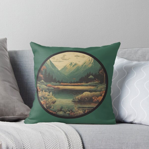 Item preview, Lakeside Serenity Amidst the Peaks designed and sold by WiboActual.
