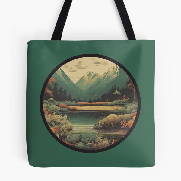 Item preview, Lakeside Serenity Amidst the Peaks designed and sold by WiboActual.