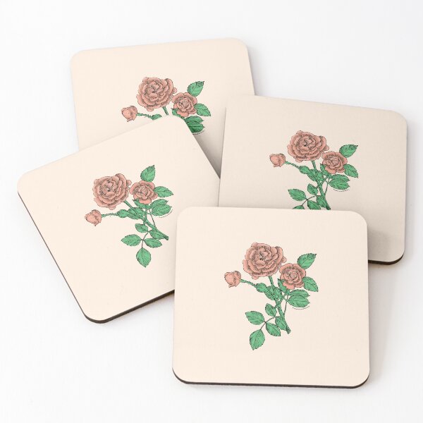 Item preview, Apricot Rosette Rose Bloom Double 16-25 Petals In 3+ Rows designed and sold by zenithcreative.
