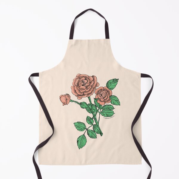 Item preview, Apricot Rosette Rose Bloom Double 16-25 Petals In 3+ Rows designed and sold by Rachael Taylor.