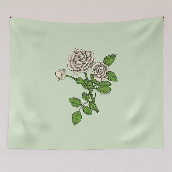 Item preview, Cream Rosette Rose Bloom Double 16-25 Petals In 3+ Rows designed and sold by Rachael Taylor.