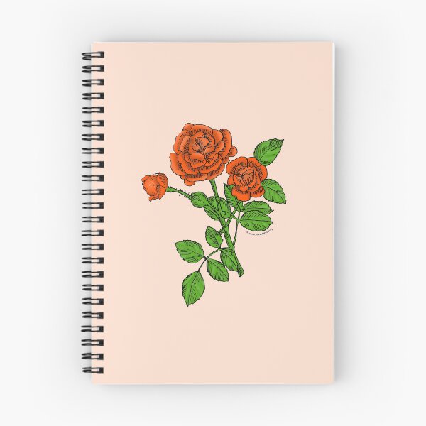 Item preview, Orange Rosette Rose Bloom Double 16-25 Petals In 3+ Rows designed and sold by Rachael Taylor.