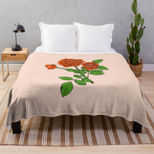 Item preview, Orange Rosette Rose Bloom Double 16-25 Petals In 3+ Rows designed and sold by zenithcreative.