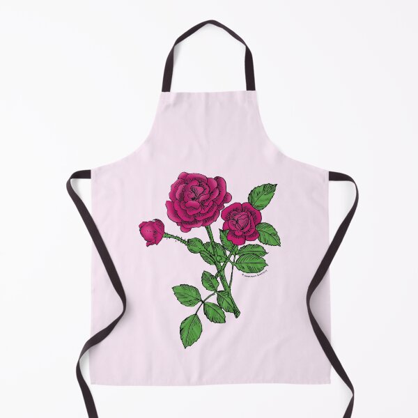 Item preview, Deep Pink Rosette Rose Bloom Double 16-25 Petals In 3+ Rows designed and sold by Rachael Taylor.