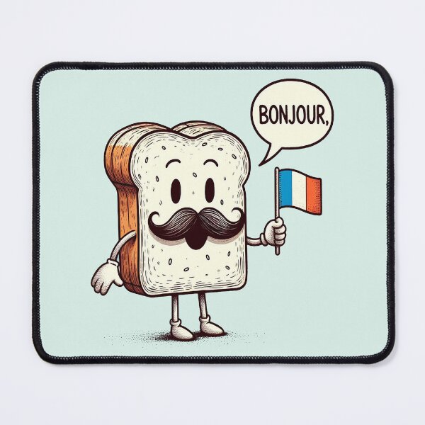 Item preview, Bread Saying, Bonjour French designed and sold by PrintLess-77.