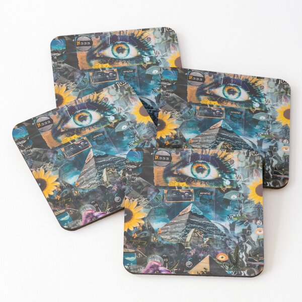 Item preview, Mystic Eye Pyramid Collage Art: Unveiling Esoteric Secrets designed and sold by Mystikos Art.