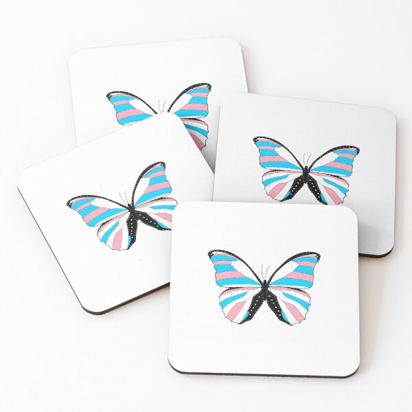 Item preview, Trans Pride Butterfly  designed and sold by ashstash.