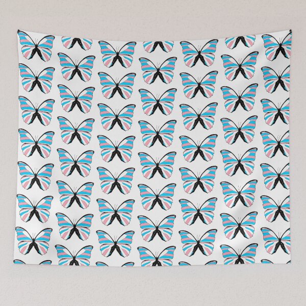 Item preview, Trans Pride Butterfly  designed and sold by ashstash.
