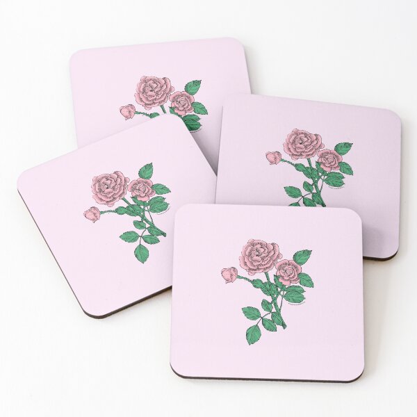 Item preview, Light Pink Rosette Rose Bloom Double 16-25 Petals In 3+ Rows designed and sold by zenithcreative.