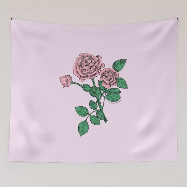 Item preview, Light Pink Rosette Rose Bloom Double 16-25 Petals In 3+ Rows designed and sold by Rachael Taylor.