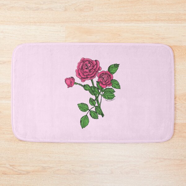 Item preview, Mid Pink Rosette Rose Bloom Double 16-25 Petals In 3+ Rows designed and sold by Rachael Taylor.