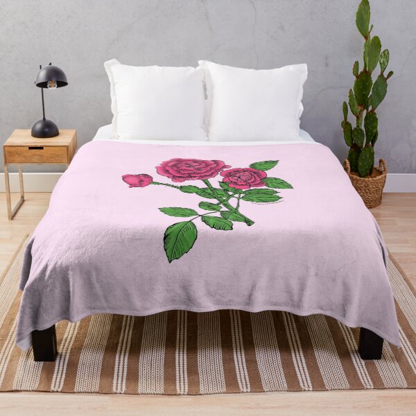 Item preview, Mid Pink Rosette Rose Bloom Double 16-25 Petals In 3+ Rows designed and sold by zenithcreative.