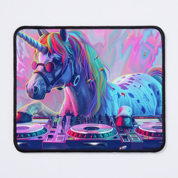 Item preview, Psychedelic Unicorn Dj designed and sold by Crazy B Loco.