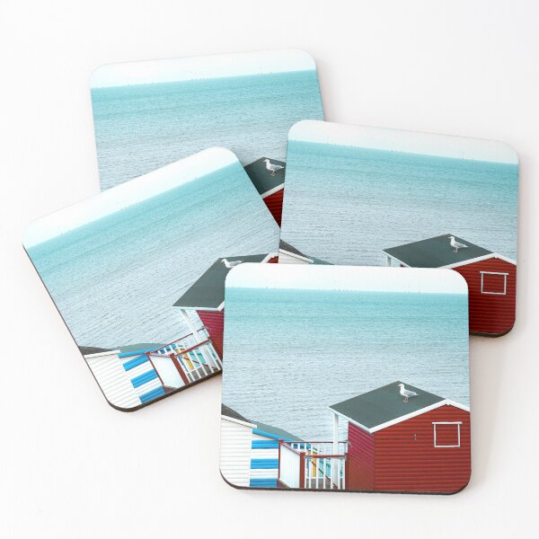 Item preview, Colorful beach huts in Whitstable designed and sold by sheryllswowland.