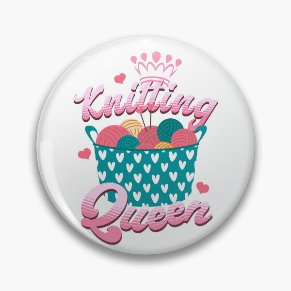 Item preview, Knitting Queen/ Knitting Lover Print designed and sold by Thehatinthecat.