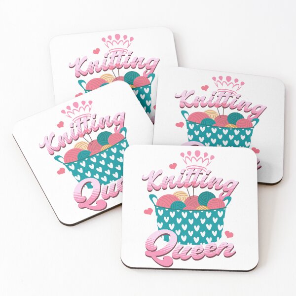 Item preview, Knitting Queen/ Knitting Lover Print designed and sold by Thehatinthecat.