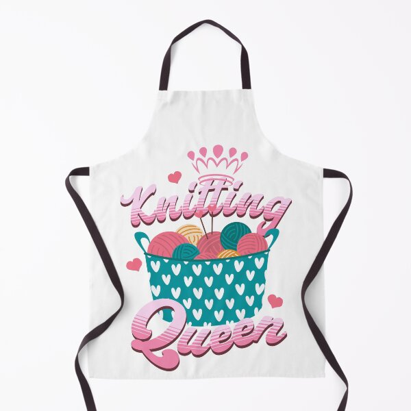 Item preview, Knitting Queen/ Knitting Lover Print designed and sold by Thehatinthecat.