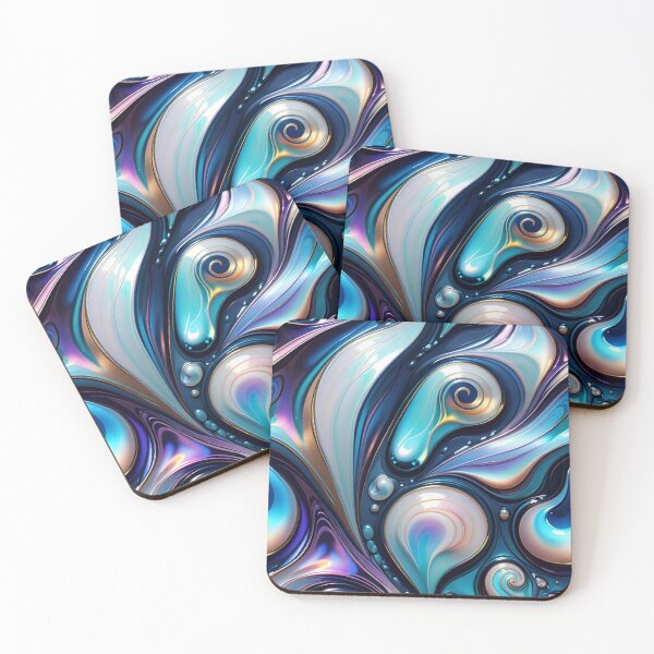 Item preview, Abstract Nacre Pearlshine Pattern designed and sold by TheArtOfPat.
