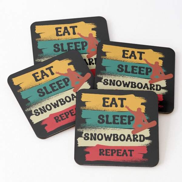 Item preview, Snowboard Eat, Sleep, Snowboard, Repeat Design  designed and sold by LovelyHappyGift.