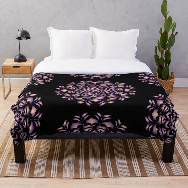 Item preview, Black Gradient Floral Mandala designed and sold by sofibelen.