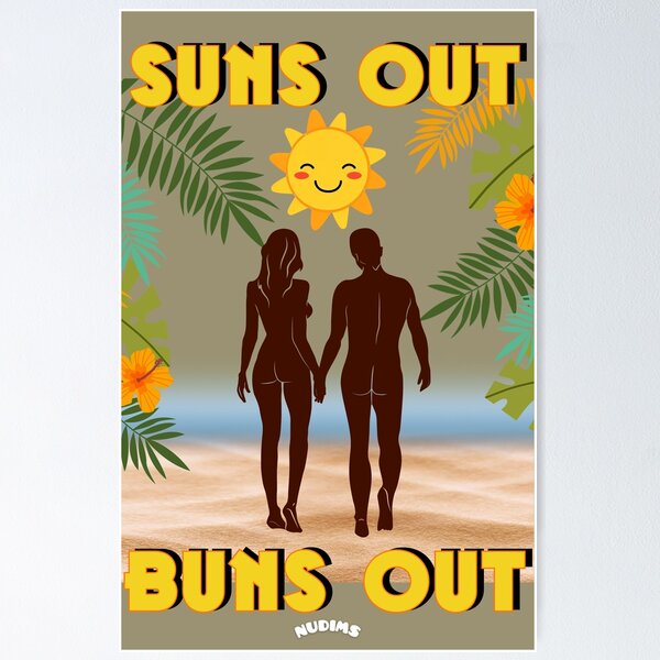 Item preview, SUNS OUT BUNS OUT C BUMS Silhouette designed and sold by NUDIMS.