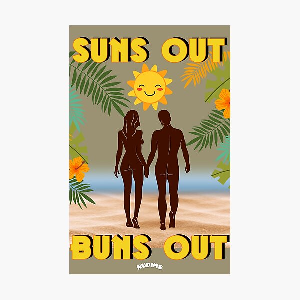 Item preview, SUNS OUT BUNS OUT C BUMS Silhouette designed and sold by NUDIMS.