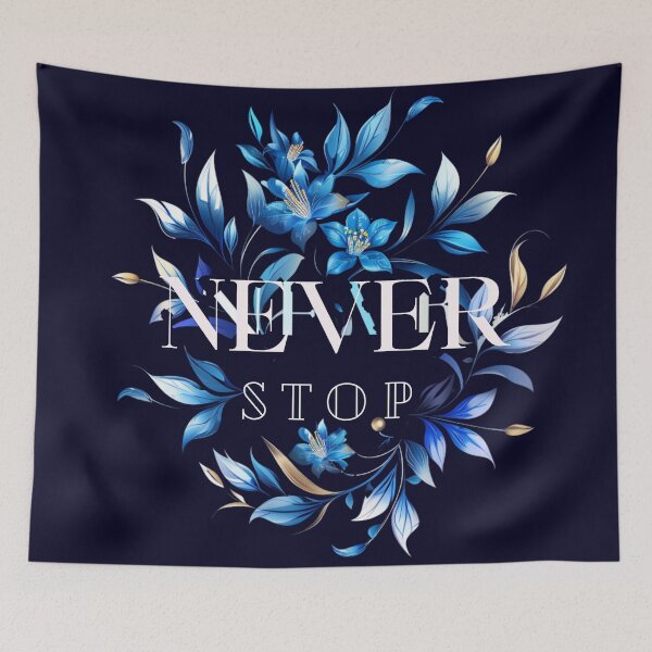 Item preview, Blue Skies Ahead: Never Stop designed and sold by Ace Apparel  Attire.