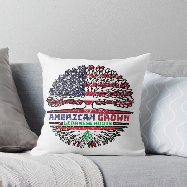 Item preview, Lebanon Lebanese US American USA United States Tree Roots Flag designed and sold by FlagX.