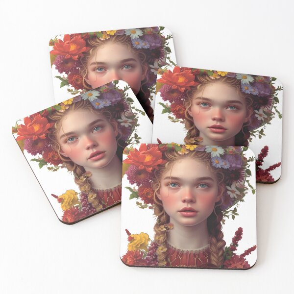 Item preview, Flower Girl Series 1 designed and sold by sixblackroses.
