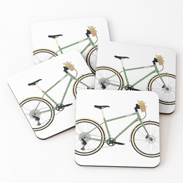Item preview, Bicycle with Flower Basket designed and sold by e-burr1776.