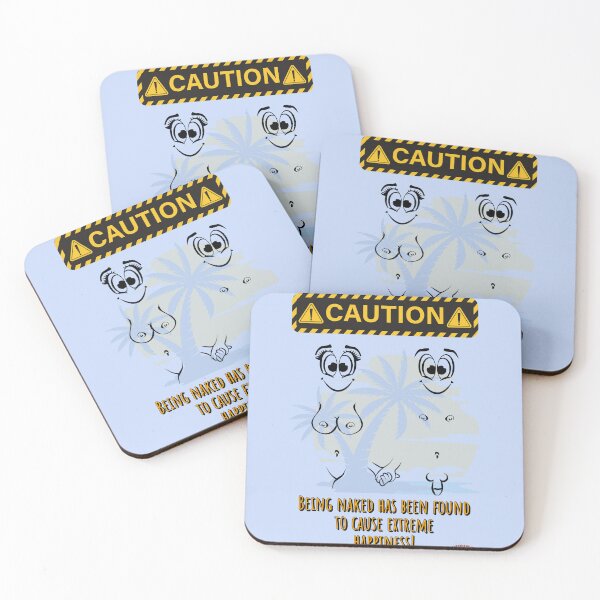 Item preview, CAUTION - Being naked has been found to cause extreme happiness! C bits designed and sold by NUDIMS.