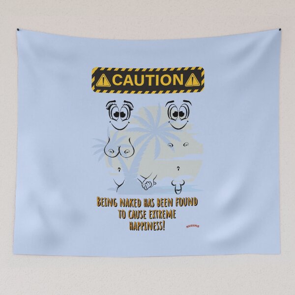 Item preview, CAUTION - Being naked has been found to cause extreme happiness! C bits designed and sold by NUDIMS.
