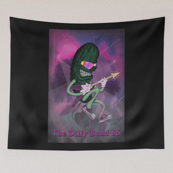 Item preview, The Dilly Band poster  designed and sold by LTWArt.