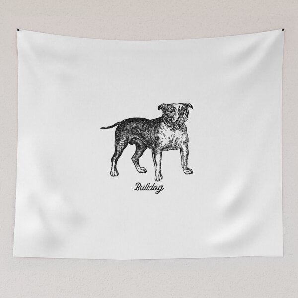 Item preview, Bulldog - Vintage Black  designed and sold by Kappadog.