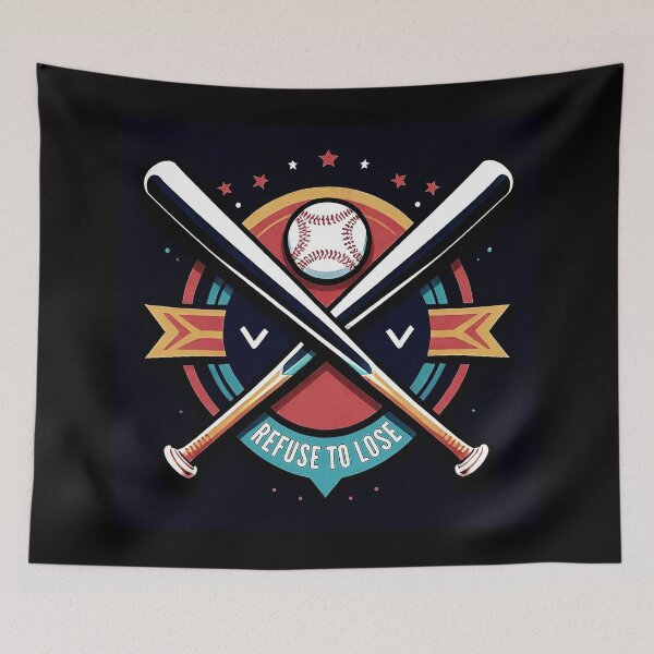 Item preview, Baseball Motto Refused To Lose. designed and sold by Giulivo Store Graphic.