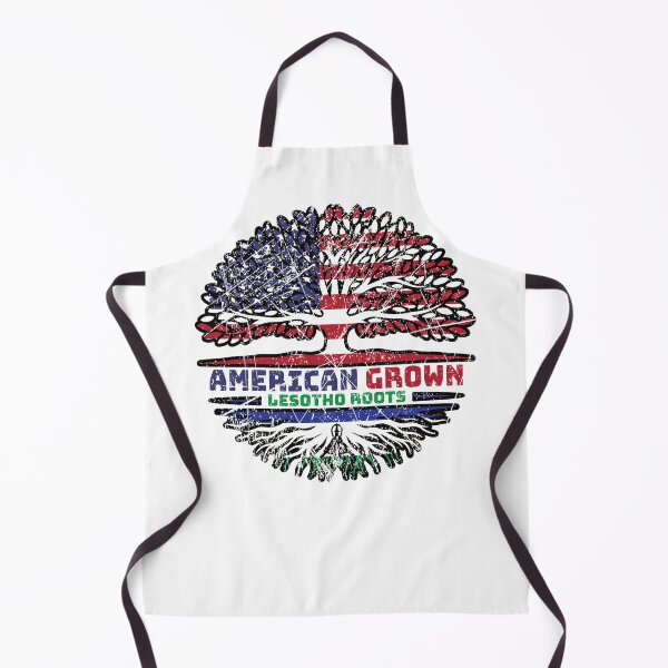 Item preview, Lesotho American USA Tree Roots Flag designed and sold by FlagX.
