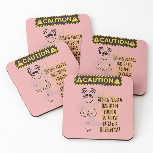 Item preview, CAUTION - Being naked has been found to cause extreme happiness! F bits designed and sold by NUDIMS.