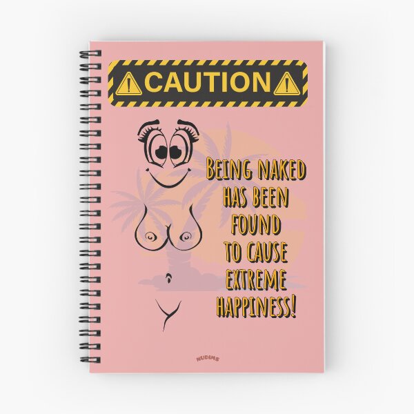 Item preview, CAUTION - Being naked has been found to cause extreme happiness! F bits designed and sold by NUDIMS.