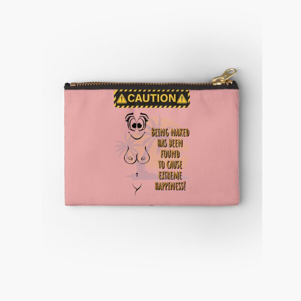 Item preview, CAUTION - Being naked has been found to cause extreme happiness! F bits designed and sold by NUDIMS.