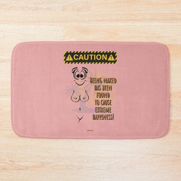 Item preview, CAUTION - Being naked has been found to cause extreme happiness! F bits designed and sold by NUDIMS.