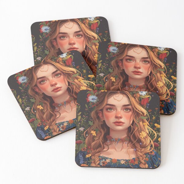 Artikelvorschau, Blumenmädchen Serie 5 entworfen und verkauft von sixblackroses.