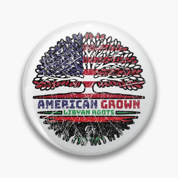 Item preview, Libya Libyan US American USA United States Tree Roots Flag designed and sold by FlagX.