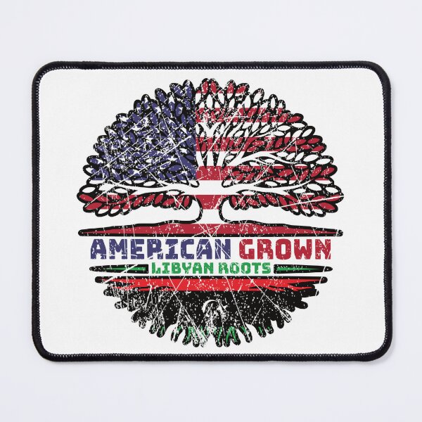 Item preview, Libya Libyan US American USA United States Tree Roots Flag designed and sold by FlagX.