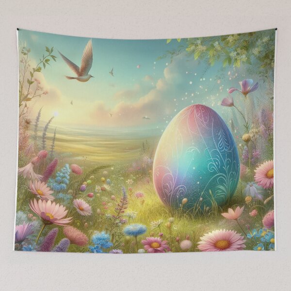 Item preview, magical easter landscape Easter egg designed and sold by Expressions-Sel.