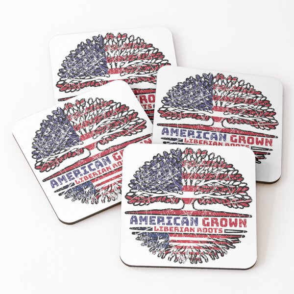 Item preview, Liberia Liberian US American USA United States Tree Roots Flag designed and sold by FlagX.