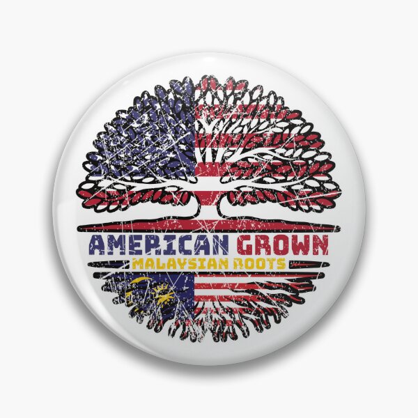 Item preview, Malaysia Malaysian US American USA United States Tree Roots Flag designed and sold by FlagX.