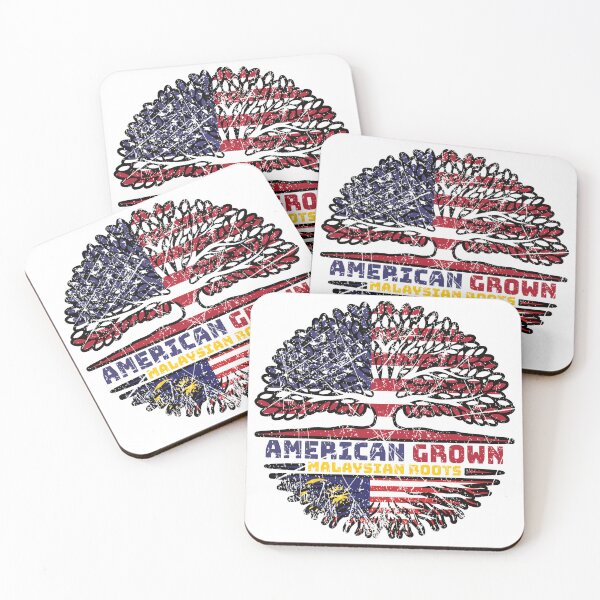 Item preview, Malaysia Malaysian US American USA United States Tree Roots Flag designed and sold by FlagX.