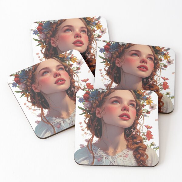 Item preview, Flower Girl Series 11 designed and sold by sixblackroses.
