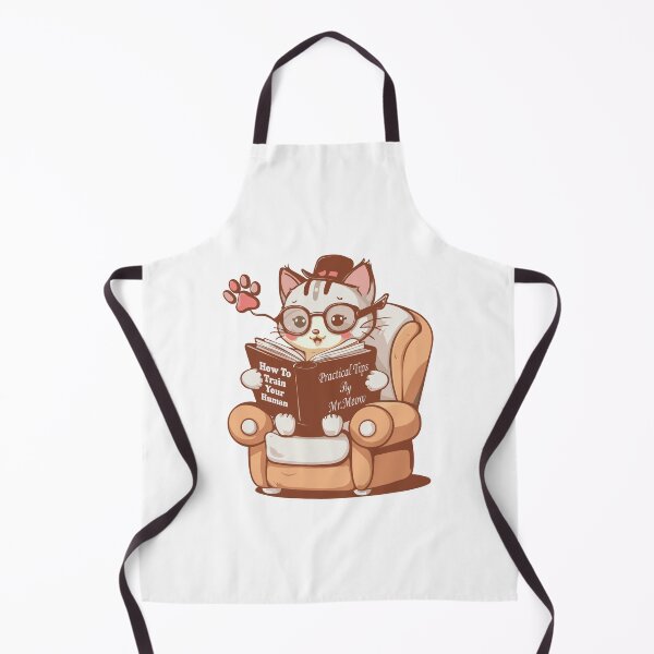 Item preview, Cute Whimsical Kitten Reading A Book designed and sold by AestheticArtHub.